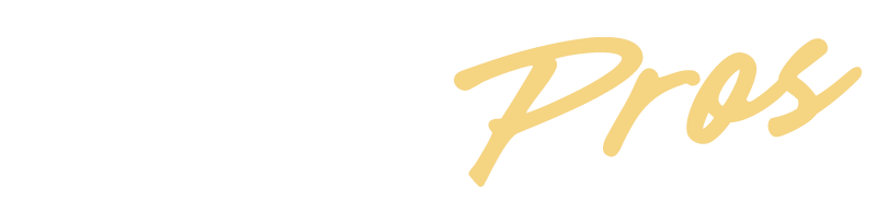 Injury Pros logo with 'INJURY' in bold white uppercase letters and 'Pros' in yellow cursive font on a light gray background.
