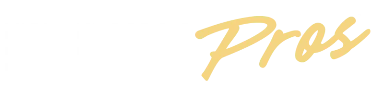 Injury Pros logo with 'INJURY' in bold white uppercase letters and 'Pros' in yellow cursive font on a light gray background.